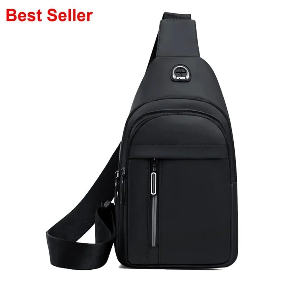 Polyester Sling Backpack Chest Purse Lightweight Travel Bag